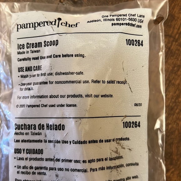 Pampered Chef Kitchen Pampered Chef Ice Cream Scoop Poshmark